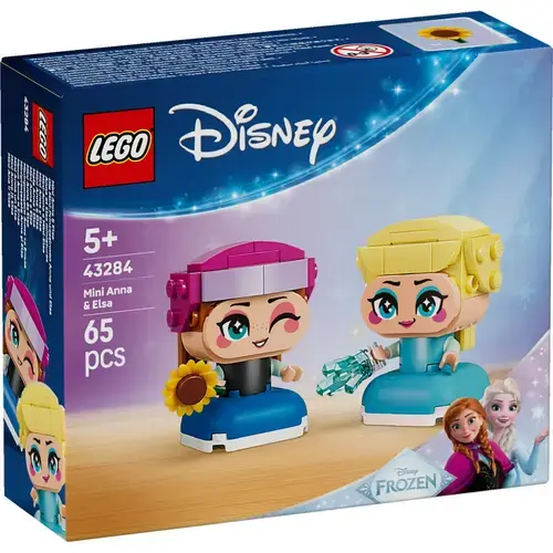 LEGO® Disney Princess - Miniprintesele Anna si Elsa 43284, 65 piese