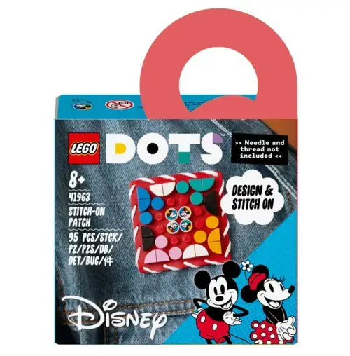 LEGO® DOTS Petic de cusut Mickey Mouse si Minnie Mouse 41963