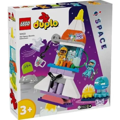 Lego Duplo Aventura Cu Naveta Spatiala 3 In 1 10422