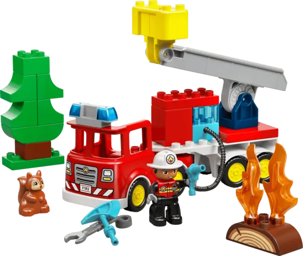 LEGO Duplo - Fire Truck with Hose and Firefighter (10473) | LEGO