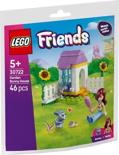 LEGO FRIENDS 30722, Casuta pentru iepurasi in gradina, 46 piese