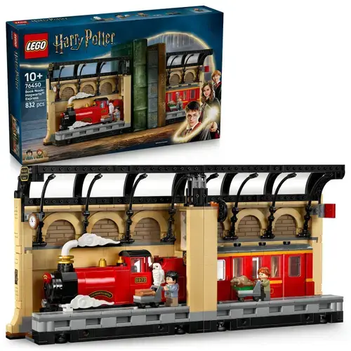 LEGO® Harry Potter™ - Coltul cu carti: Expresul Hogwarts™ 76450, 832 piese