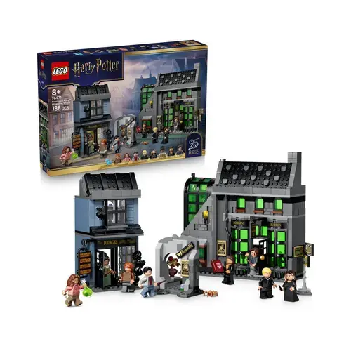LEGO® Harry Potter Magazinele de vrajitorii de pe Aleea Nocturn 76471, 788 de piese