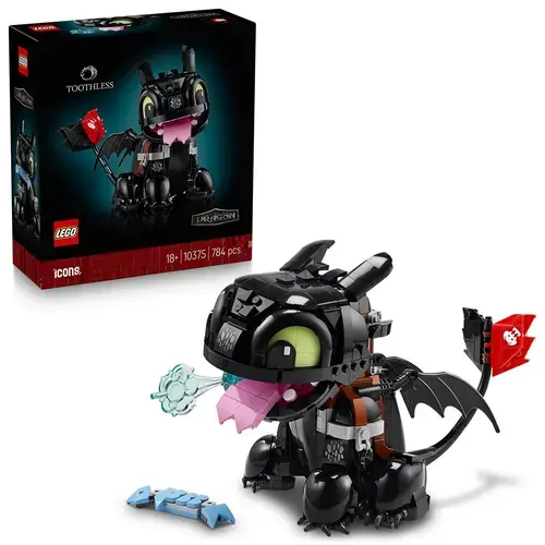 LEGO® Icons 10375 Cum să îți dresezi dragonul: Stirbul, 784 de piese