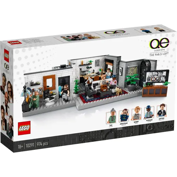 LEGO® Icons - Queer Eye, Loftul celor cinci fabulosi (10291)