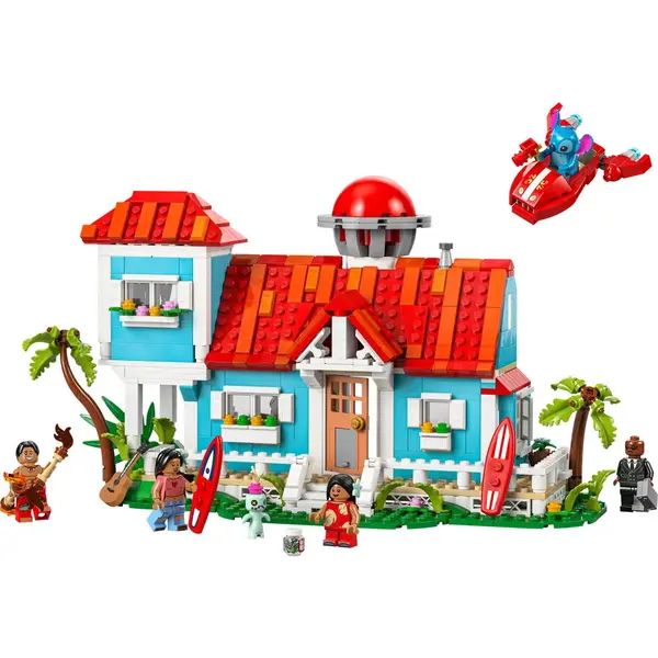 LEGO® Jucarie LEGO DISNEY, Casa de pe plaja a lui Lilo si Stitch