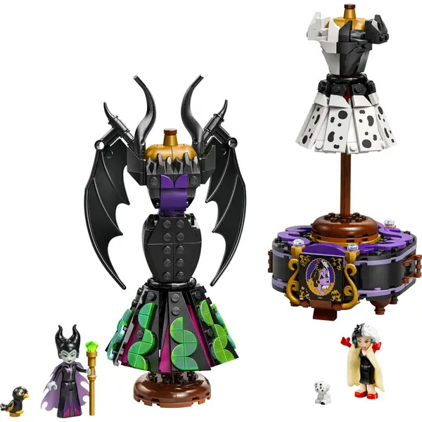 LEGO® Jucarie LEGO DISNEY, Rochiile lui Maleficent si Cruella De Vil