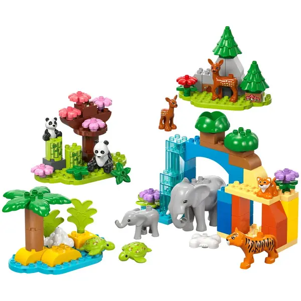 LEGO® Jucarie LEGO DUPLO, Familii de animale salbatice 3 in 1