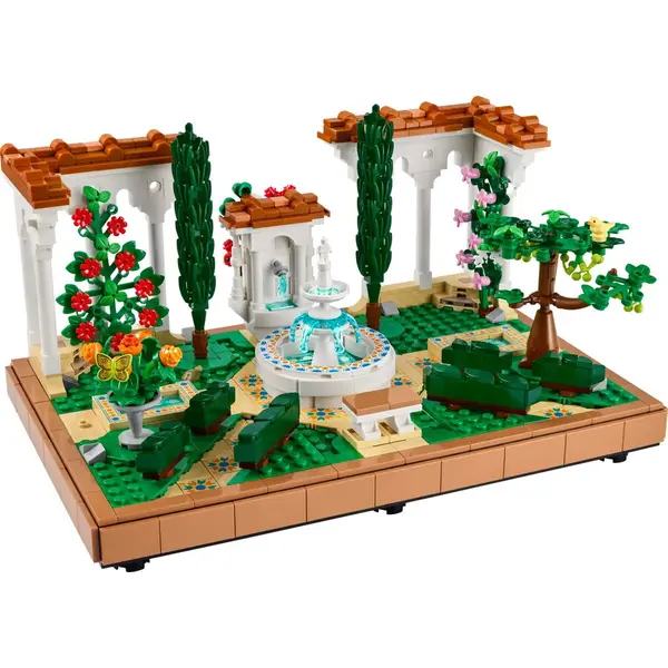 LEGO® Jucarie LEGO ICONS, Gradina cu fantana