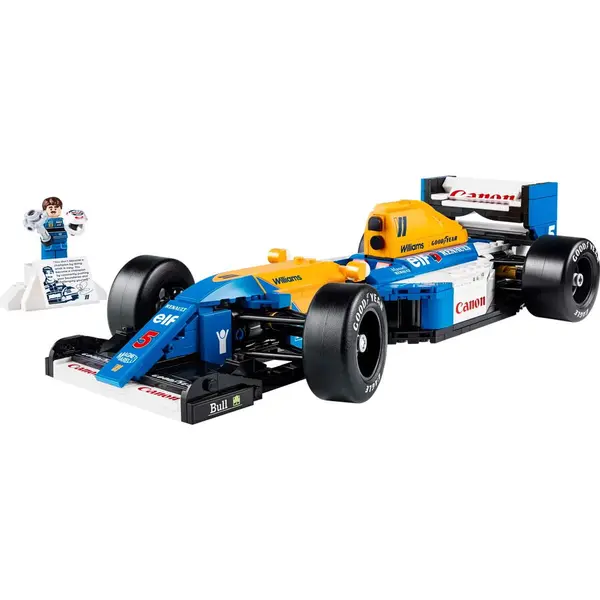 LEGO® Jucarie LEGO ICONS, Williams Racing FW14B si Nigel Mansell