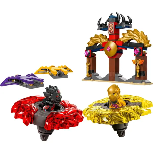 LEGO® Jucarie LEGO NINJAGO, Pachet de lupta cu dragoni Spinjitzu