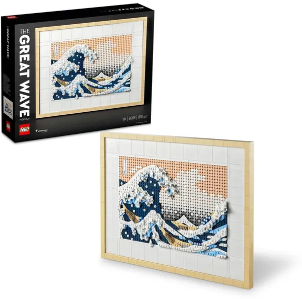LEGO® LEGO® ART 31208 Hokusai Marele val, 1810 piese
