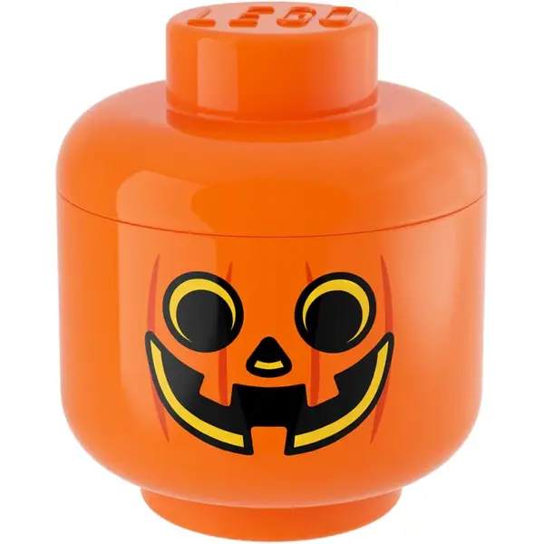 LEGO® LEGO Cutie depozitare cap minifigurina Pumpkin, marimea L