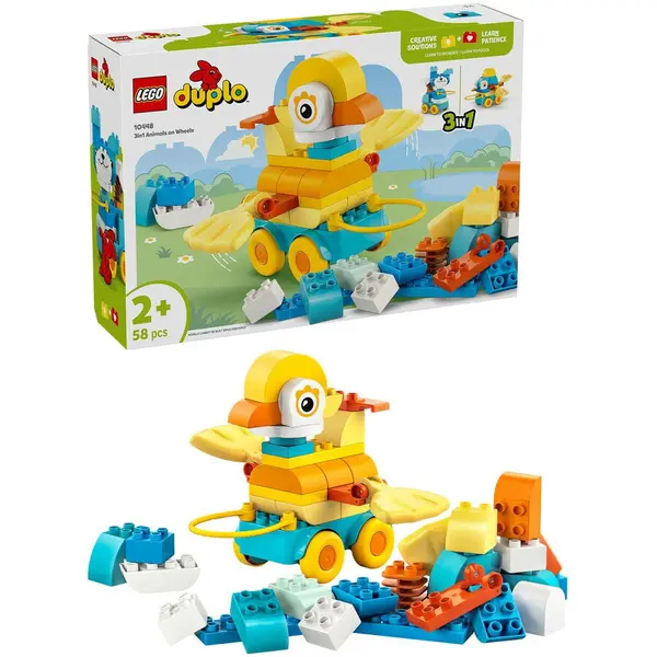 LEGO® LEGO Duplo - Animale pe roti 3 in 1 10448, 58 piese
