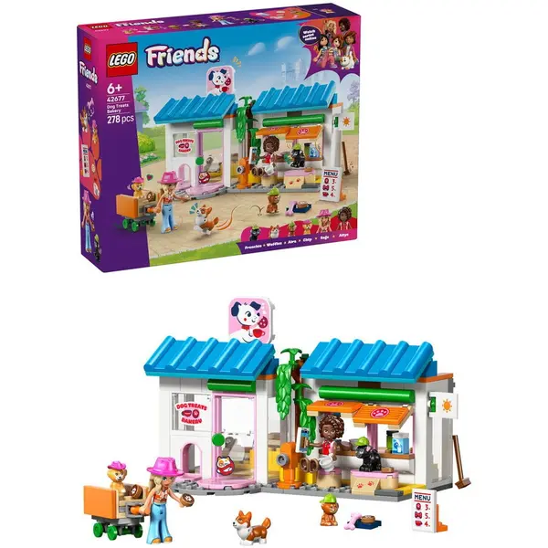 LEGO® LEGO® Friends - Brutarie cu bunatati pentru caini 42677, 278 piese