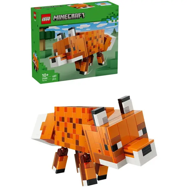 LEGO® LEGO® Minecraft - Vulpea 21588, 497 piese