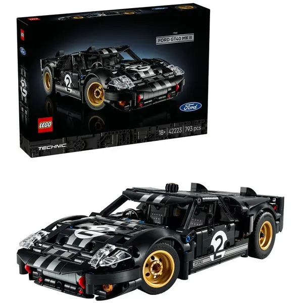 LEGO® LEGO® Technic - Masina de curse 1966 Ford GT40 MKII 42223, 793 piese