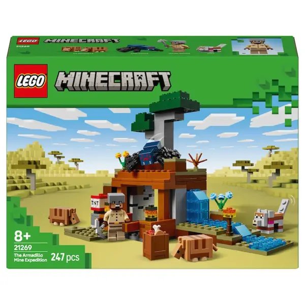 Lego Minecraft - Expeditia de minerit cu Tatu 21269