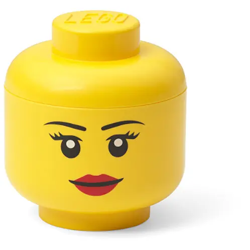 LEGO® Mini cutie depozitare cap minifigurina LEGO fata