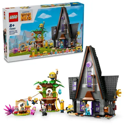 LEGO® Minions - Despicable Me - Resedinta de familie a lui Gru si a minionilor 75583, 868 piese