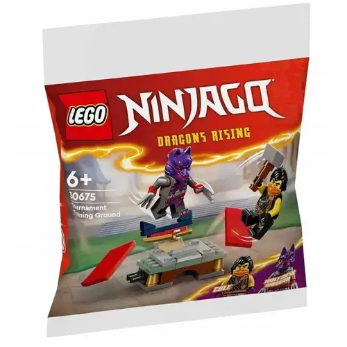 LEGO Ninjago 30675 - Teren de antrenament si Batalia lui Kai si Rapton, 49 piese