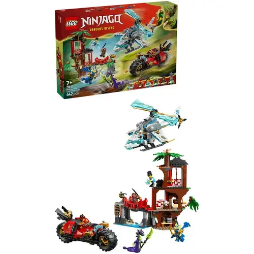 LEGO® Ninjago - Lupta la casa din copac cu vehicule ninja 71857, 642 piese