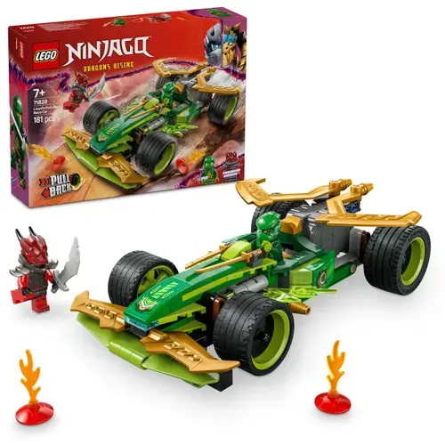 LEGO® Ninjago - Masina de curse cu motor cu arc a lui Lloyd 71828, 181 piese