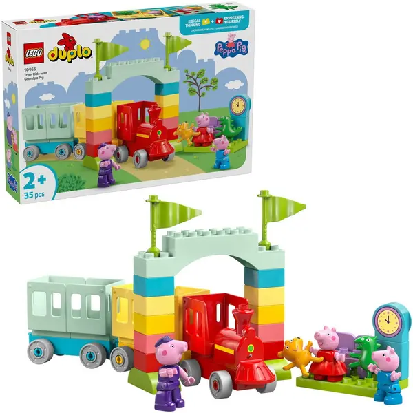 LEGO® Set de constructie LEGO Duplo 10466 Calatorie in tren cu Bunicul Purcelus