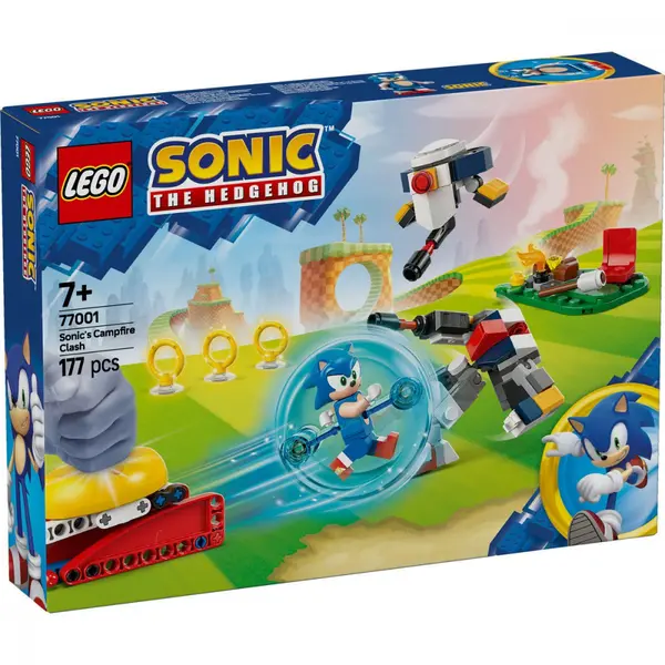 LEGO SONIC INFRUNTARE LA FOCUL DE TABARA AL LUI SONIC 77001