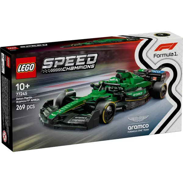 Lego Speed Champions Masina de Curse Aston Martin Aramco F1 AMR24 (77245)