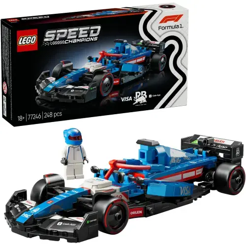 LEGO® Speed Champions - Masina de curse F1® Visa Cash App RB VCARB 01 77246, 248 piese