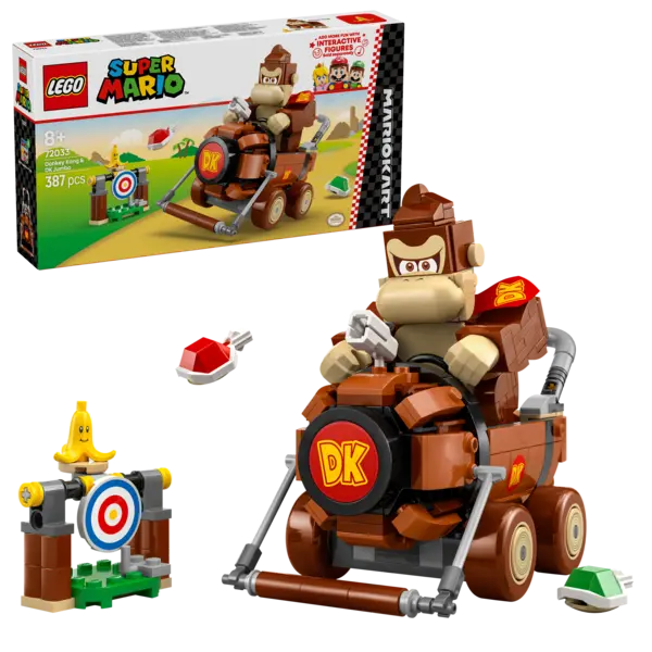 Lego Super Mario Mario Kart Donkey Kong & Dk Jumbo (72033)
