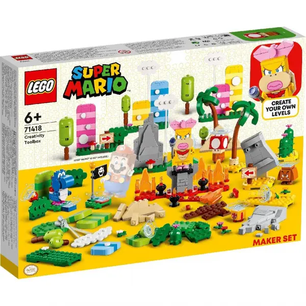 LEGO Super Mario Set de Creator Cutia de Unelte pentru Creativitate 71418