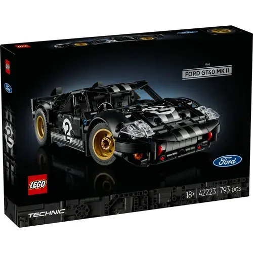 LEGO® Technic - Masina de curse 1966 Ford GT40 MKII 42223, 793 piese