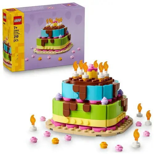 LEGO® Tort pentru petrecerea de zi de naștere 40815, 219 de piese