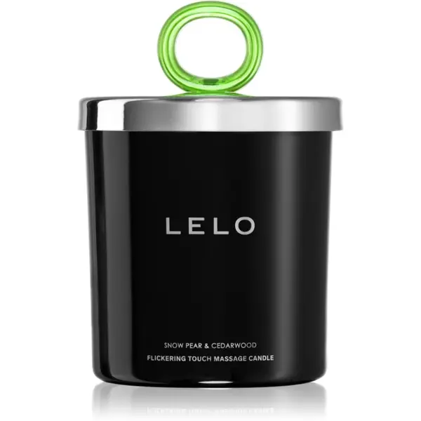 Lelo Flickering Touch Massage Candle lumânare de masaj Snow Pear & Cedarwood 150 g