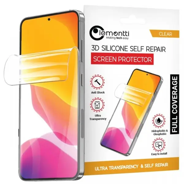 Lemontti Folie Silicon 3D Self-Repair Clear Samsung Galaxy S25