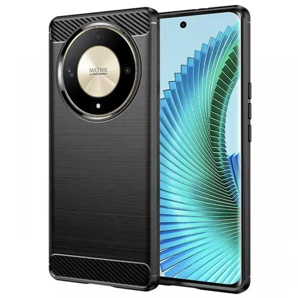 Lemontti Husa Carbon Case Flexible Honor Magic6 Lite Negru