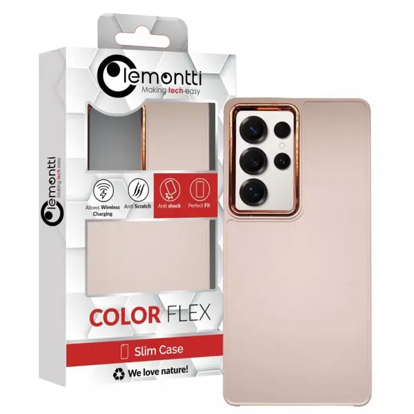 Lemontti Husa Frame Samsung Galaxy S25 Ultra Roz