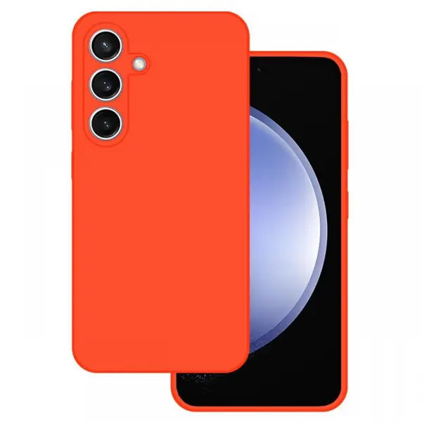 Lemontti Husa Silicon Premium Samsung Galaxy A05s Portocaliu