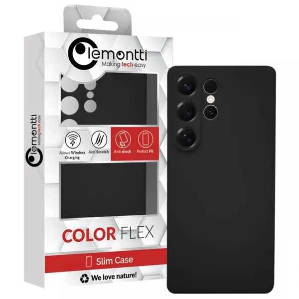 Lemontti Husa Silicon Silky Samsung Galaxy S25 Ultra Negru