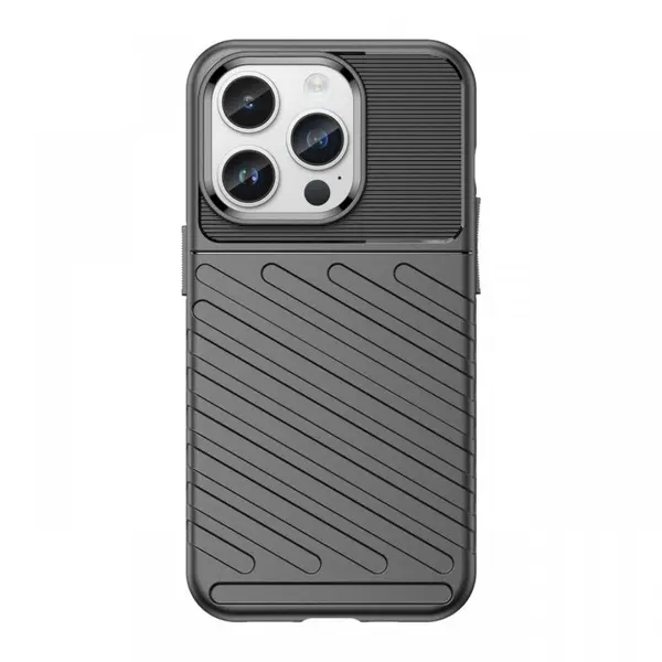 Lemontti Husa Thunder iPhone 14 Pro Negru