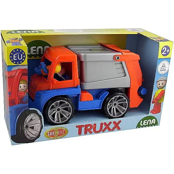 Lena Camion de jucarie Lena Camion de gunoi ZL-04416, Multicolor, Plastic