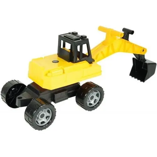 Lena Excavator Ride-On Lena cu cupa mobila, Galben