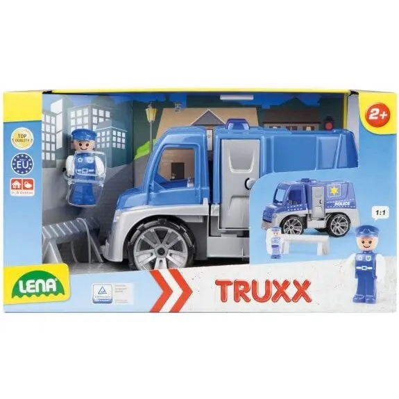 Lena Masina de politie Lena Truxx, cu figurina, 29 cm