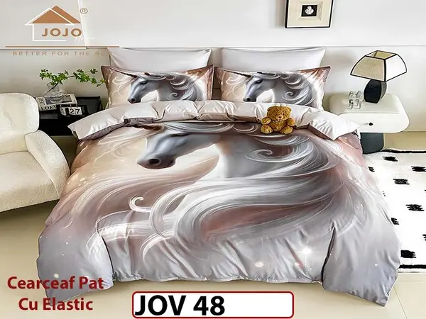 Lenjerie 5D din Finet 6 piese cu Elastic - JOV 48