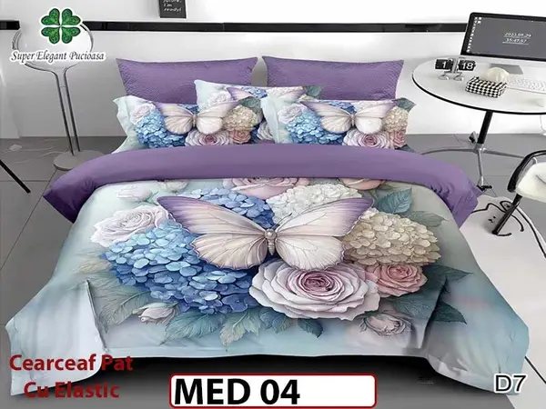 Lenjerie 5D din Finet 6 piese cu Elastic - MED 04