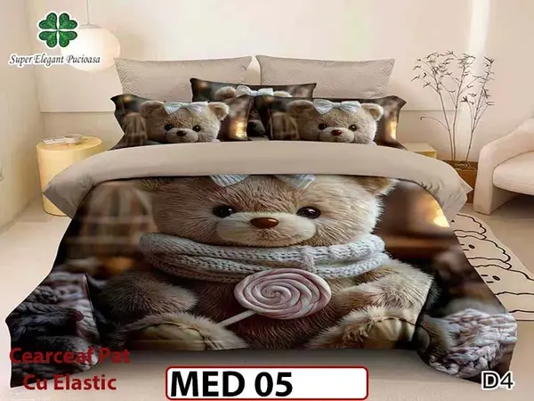 Lenjerie 5D din Finet 6 piese cu Elastic - MED 05