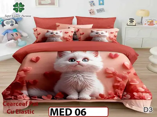 Lenjerie 5D din Finet 6 piese cu Elastic - MED 06