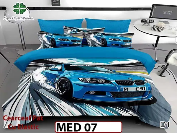 Lenjerie 5D din Finet 6 piese cu Elastic - MED 07